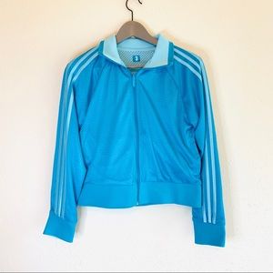 Adidas Vintage Track Reversible Blue Women’s Jacket Size Small